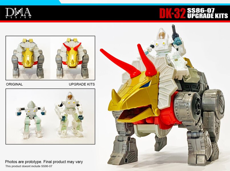 DNA Design DK 32 Studio Series Dinobot Slug Upgrade Kit Image  (2 of 6)